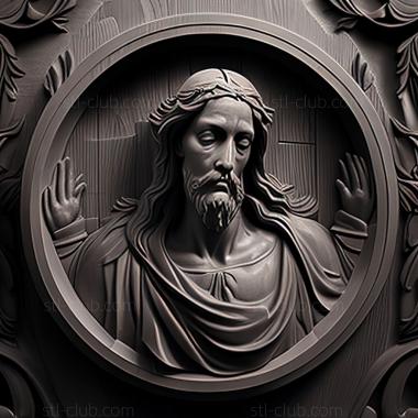 3D model st jesus (STL)